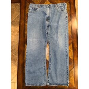 VTG Y2K Western Levi's 517 Boot Cut Jeans 40x29 Light Wash 100% Cotton